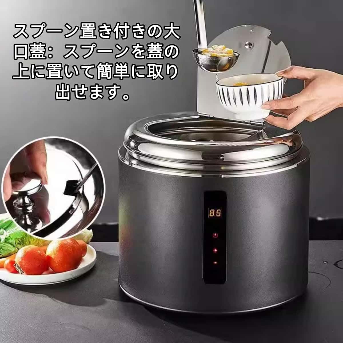 Amazon.co.jp: Youluck保温スープジャーウォーマー ステンレス鋼業務用
